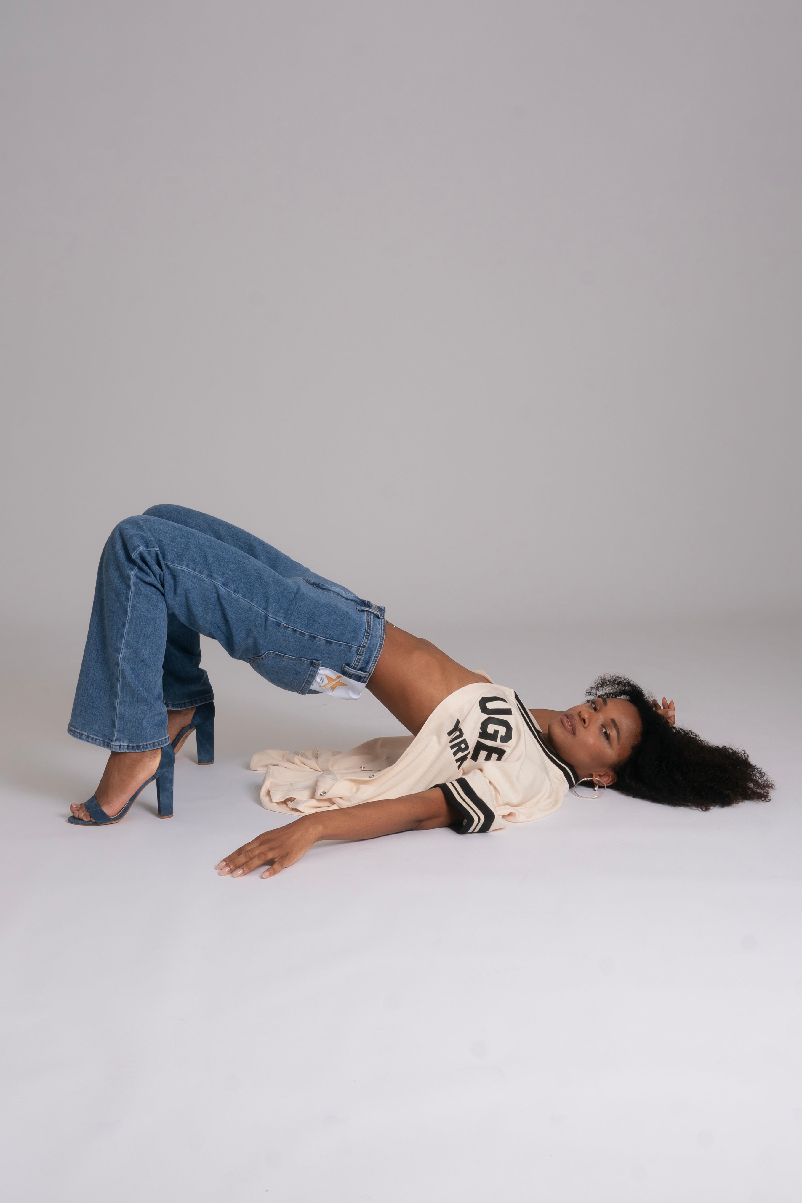 10pz Pantaloni Denim Leg
